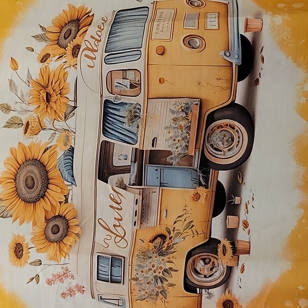 Sunflower Yellow Ladies Sz XXL T-Shirt - Picture 2 of 5